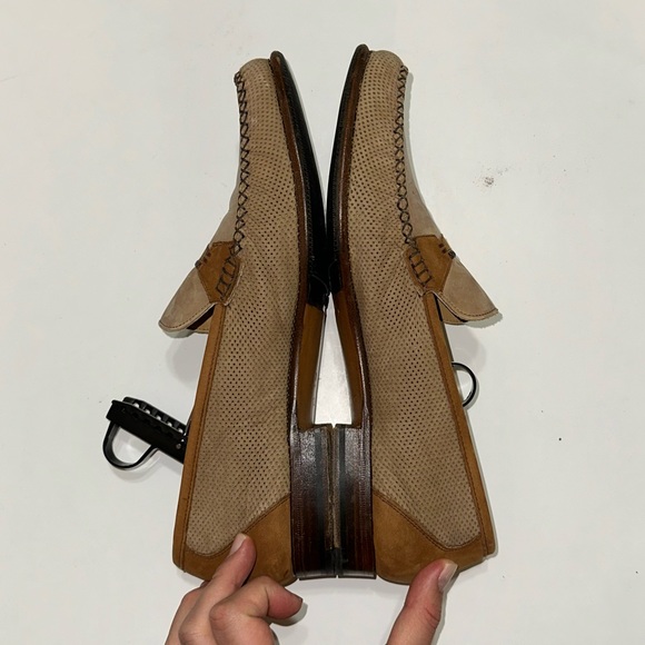 Moreschi Two Tone Retro Loafer Size 12 US - Picture 2 of 10